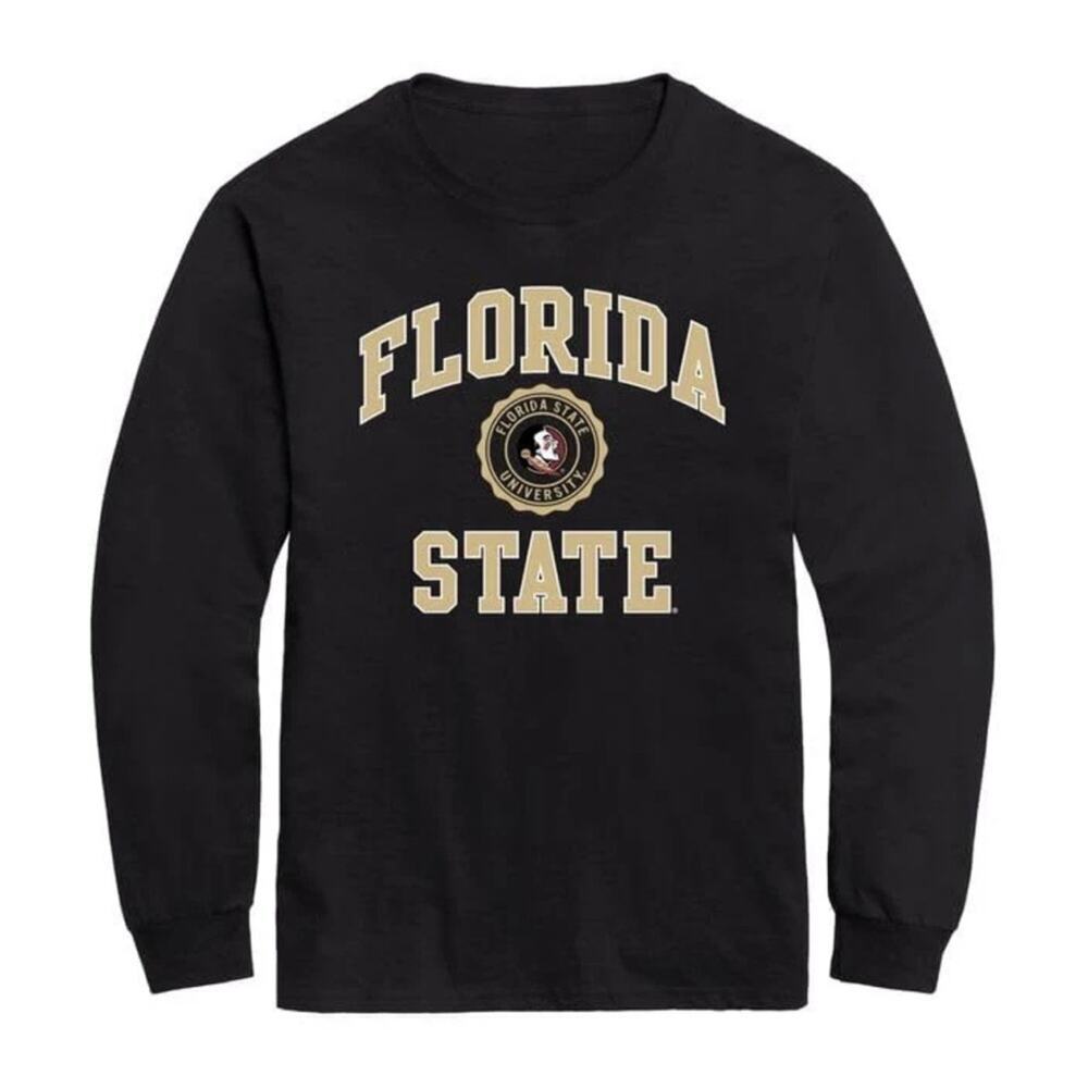 Florida State University‎ Heritage Long Sleeve T-Shirt Black Gold NWT XL FSU
